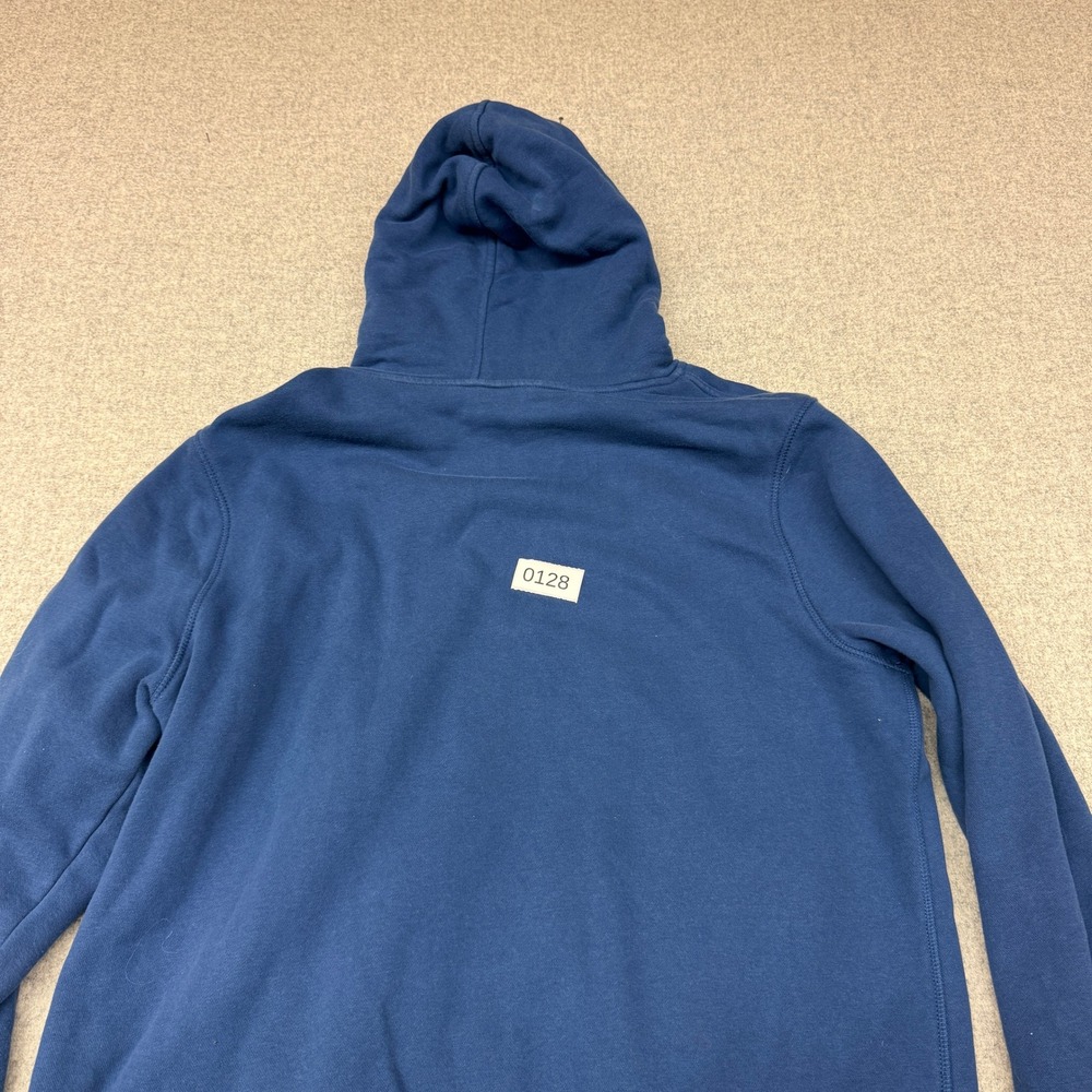 Hurley | Graphic Pullover Hoodie | XL | Navy Blue | Logo Drawstring Sweatshirt - Picture 7 of 7